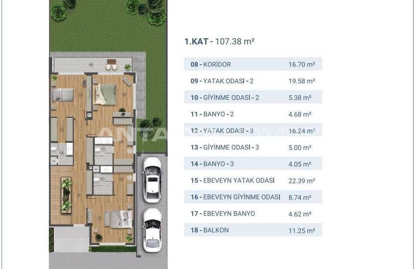 Элегантные дома на продажу в жилом проекте в Дёшемеалты 51