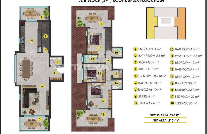 Snygga Lägenheter Med Utsikt Över Bergen I Alanya Kestel 43