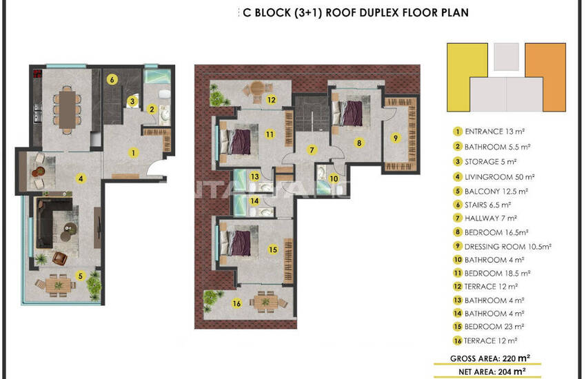 Snygga Lägenheter Med Utsikt Över Bergen I Alanya Kestel 48