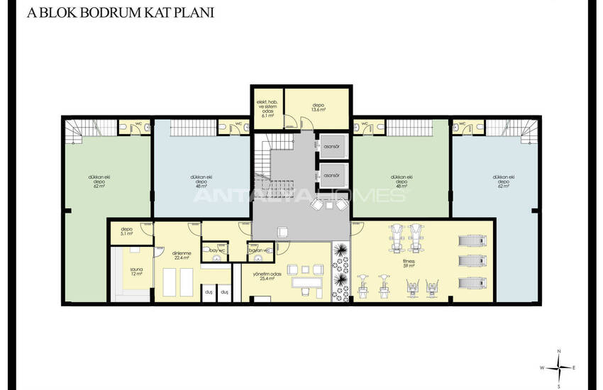 Flats in a Complex Close to the Beach in Alanya 28