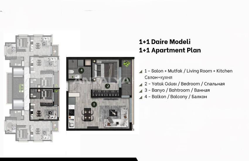 Flats Near City Hospital in Kepez Antalya 51