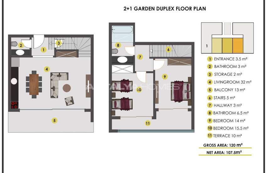 Готовые к заселению апартаменты рядом с морем в Кестеле, Алания 30