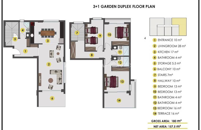 Inflyttningsklara Lägenheter Nära Havet I Kestel, Alanya 33
