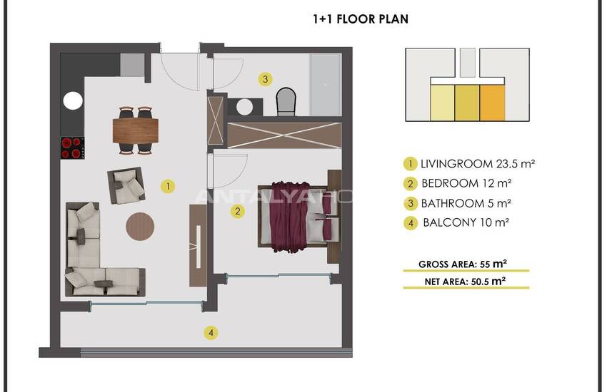 Готовые к заселению апартаменты рядом с морем в Кестеле, Алания 29