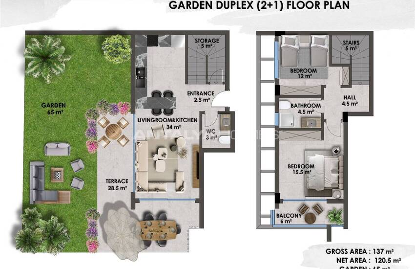 Elegant Apartments Just 200 M From Sea in Kestel Alanya 18