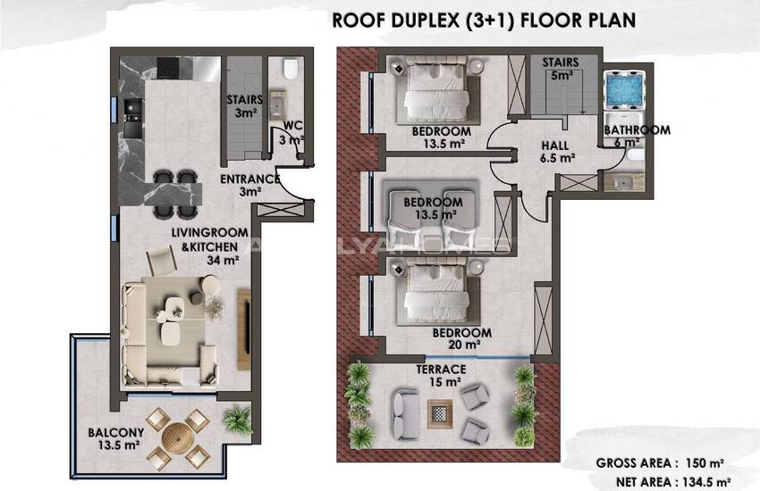 Elegant Apartments Just 200 M From Sea in Kestel Alanya 20