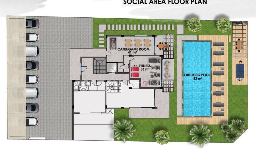 Elegant Apartments Just 200 M From Sea in Kestel Alanya 21