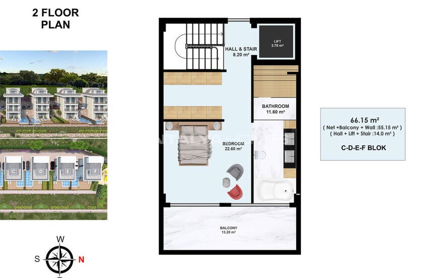 Elegant Houses with Private Pool and Garden in Alanya 26