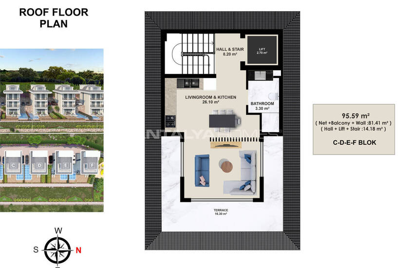 Elegant Houses with Private Pool and Garden in Alanya 26