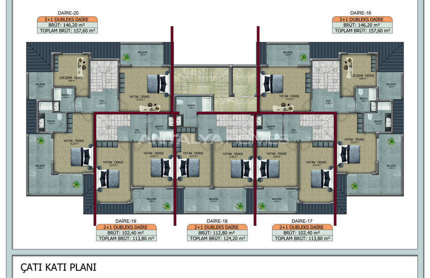 Modern Flats in Kestel Alanya, 200 M From the Beach 14