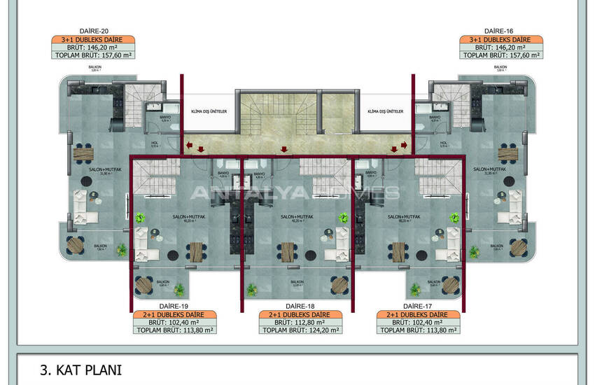 Modern Flats in Kestel Alanya, 200 M From the Beach 9