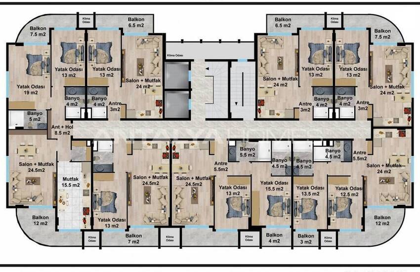 Apartments with Top Amenities in Alanya Ciplakli 37