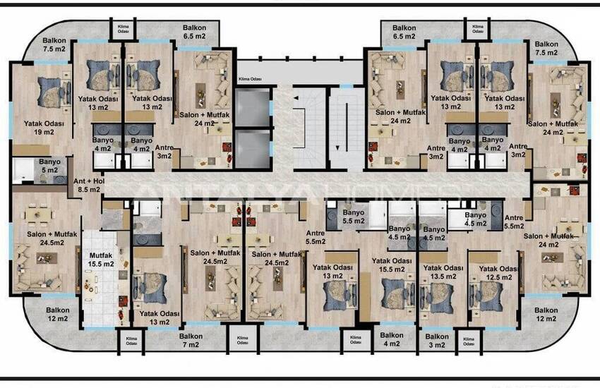Apartments with Top Amenities in Alanya Ciplakli 41