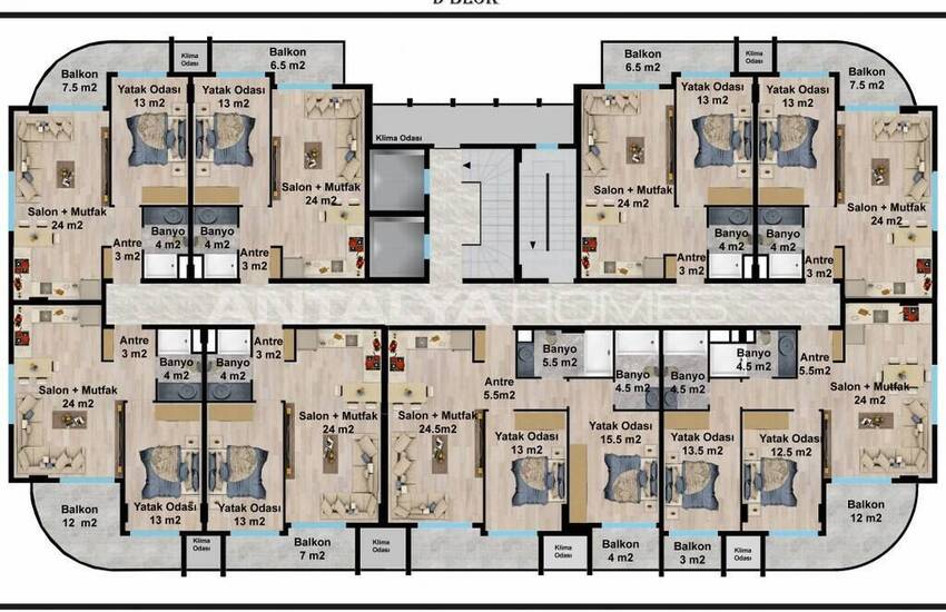 Apartments with Top Amenities in Alanya Ciplakli 34