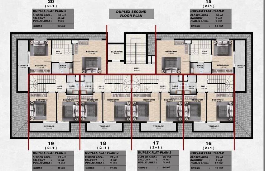 Appartements Avec Vue Sur La Mer Et Piscine Dans Le Centre D'alanya 10