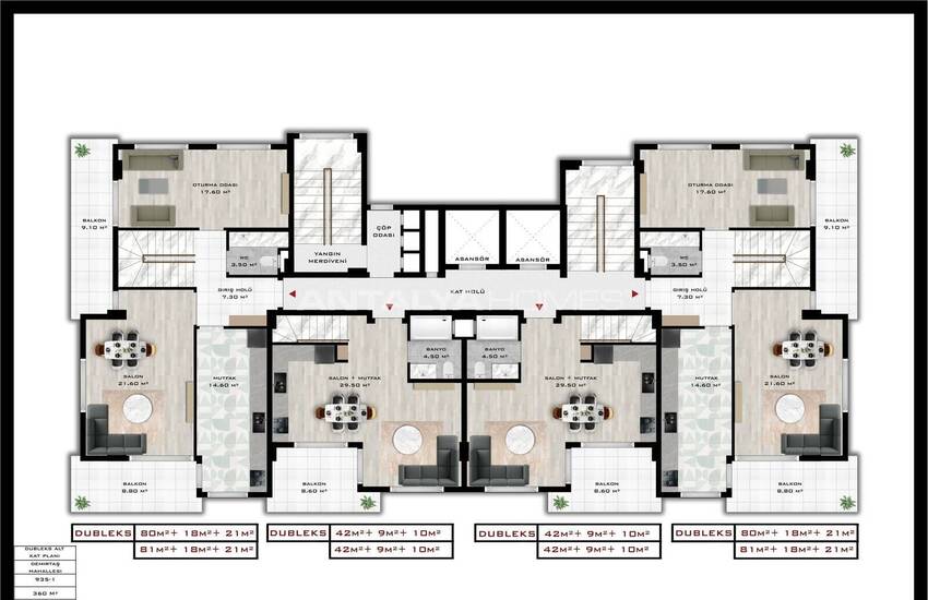 Appartements Elégants Avec Vue Sur La Mer Et La Nature À Alanya 6