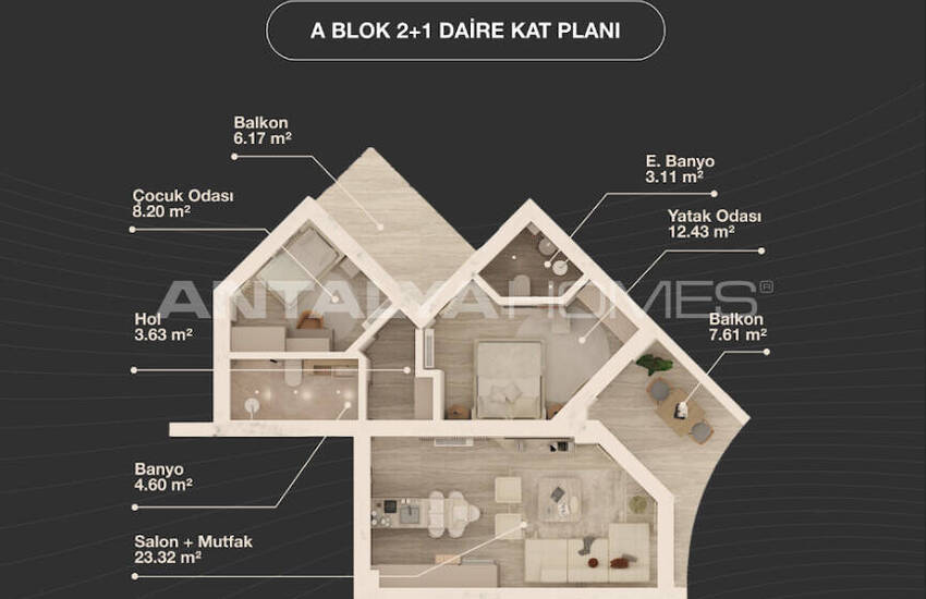 Properties in Rich-featured Complex in Antalya Altintas 35