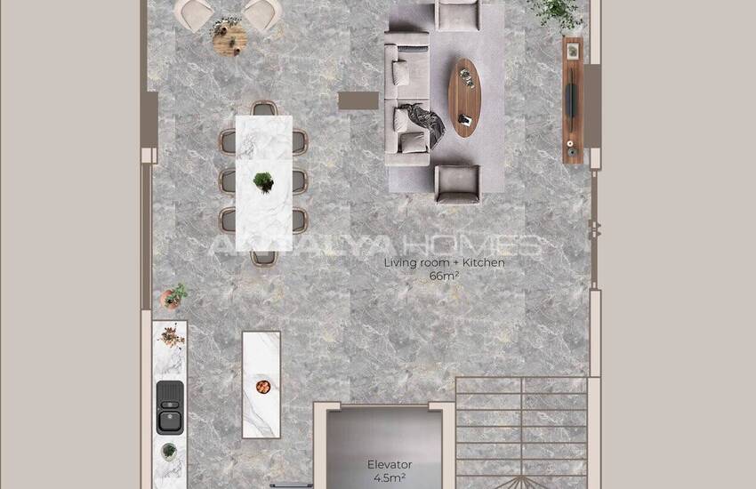 Vrijstaande Villa's Met Zwembad En Zeezicht In Alanya Antalya 45