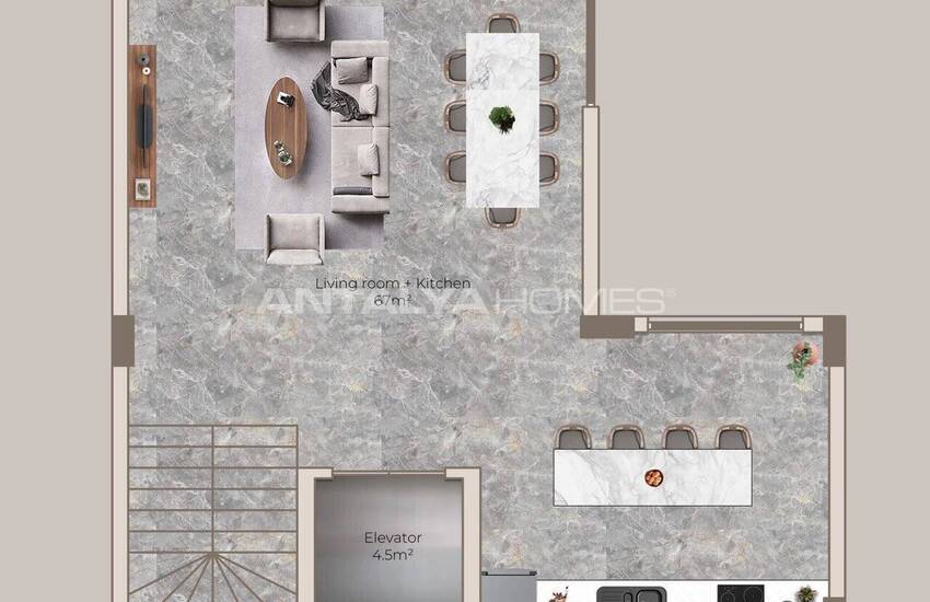 Vrijstaande Villa's Met Zwembad En Zeezicht In Alanya Antalya 46
