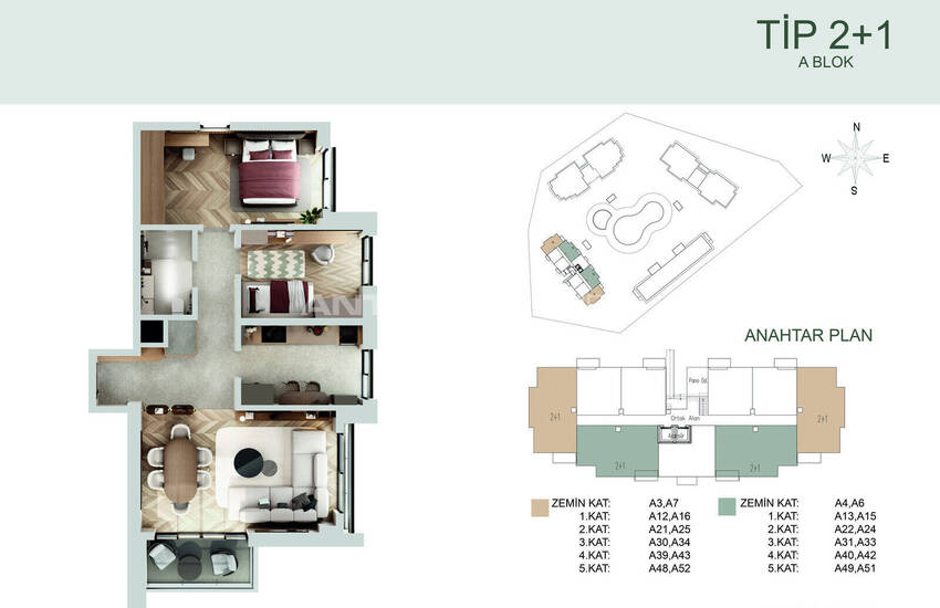 Investment Flats with a Hotel Concept in Kepez Antalya 26