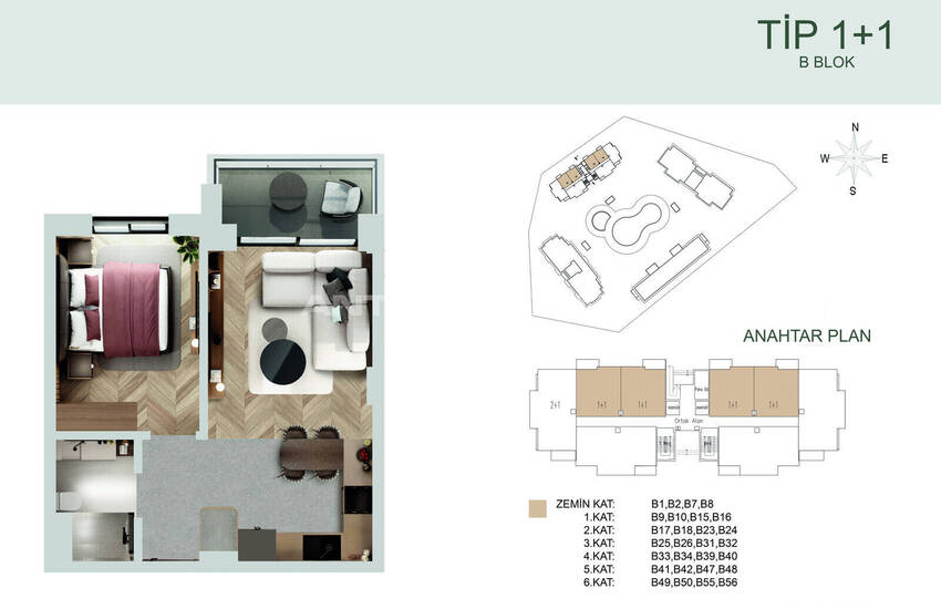 Appartements Dans Un Complexe Avec Piscine Et Parking À Antalya 27