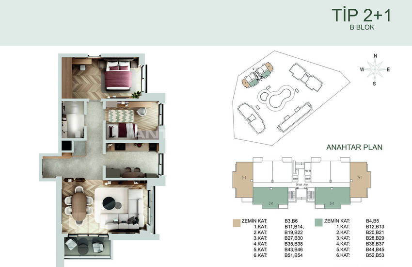 Appartements Dans Un Complexe Avec Piscine Et Parking À Antalya 28