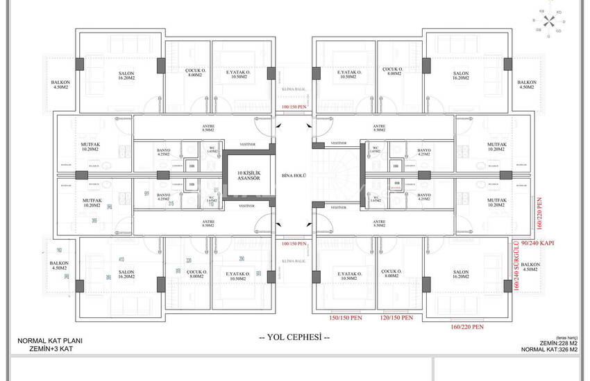 2-bedroom Flats in a Secured Complex in Antalya Kepez 8
