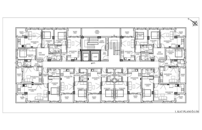Appartements Élégants Dans Une Résidence Près De La Mer À Konyaalti 28