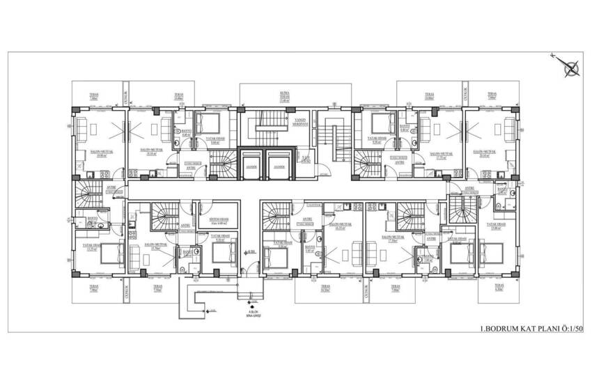 Stijlvolle Appartementen In Een Complex Vlakbij Zee In Konyaalti 27