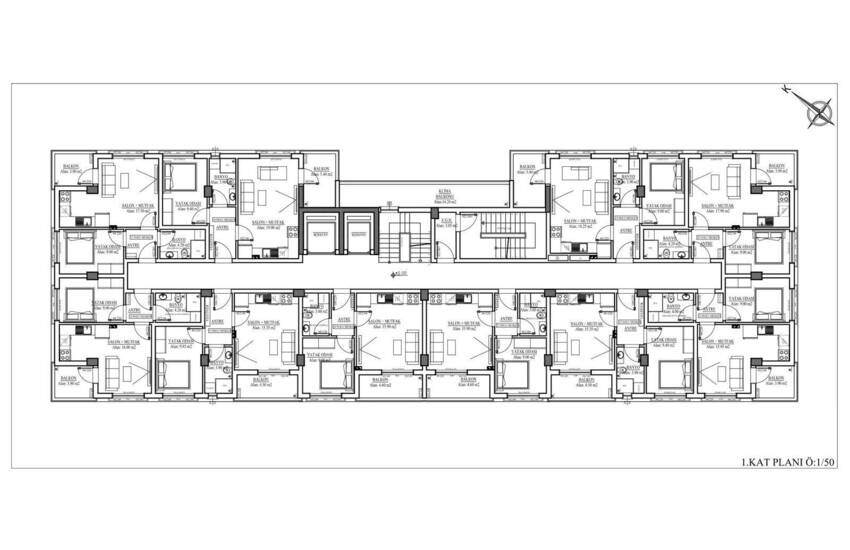 Stijlvolle Appartementen In Een Complex Vlakbij Zee In Konyaalti 34