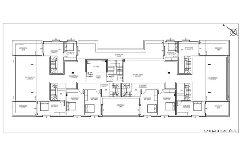 Stijlvolle Appartementen In Een Complex Vlakbij Zee In Konyaalti 36