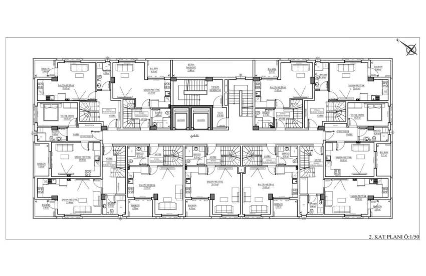 Appartements Élégants Dans Une Résidence Près De La Mer À Konyaalti 30