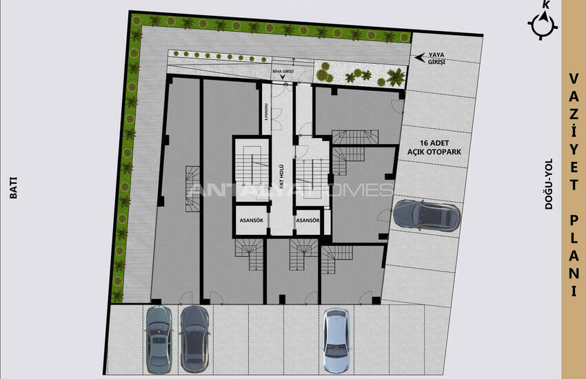 Antalya Muratpaşa'da Anayola ve Denize Yakın Sitede Daireler 13