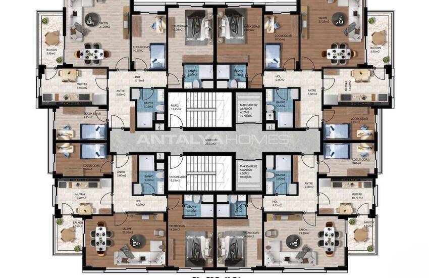 Brand New Apartments in a Complex with Pool in Antalya 11