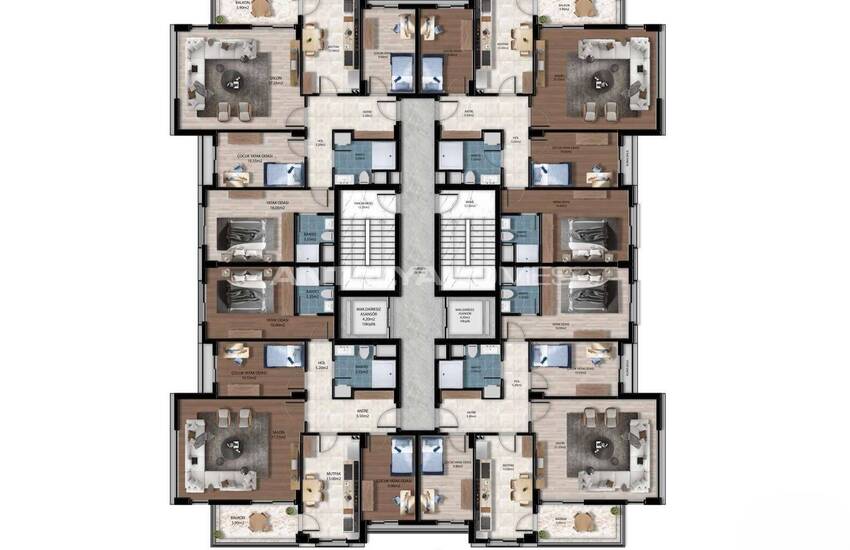 Brand New Apartments in a Complex with Pool in Antalya 12