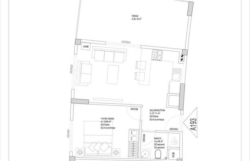 Antalya Altıntaş'ta Zengin Özelliklere Sahip Projede Şık Daireler 26
