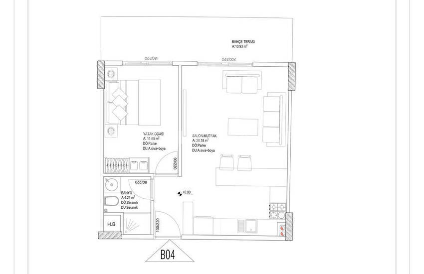 Antalya Altıntaş'ta Zengin Özelliklere Sahip Projede Şık Daireler 22
