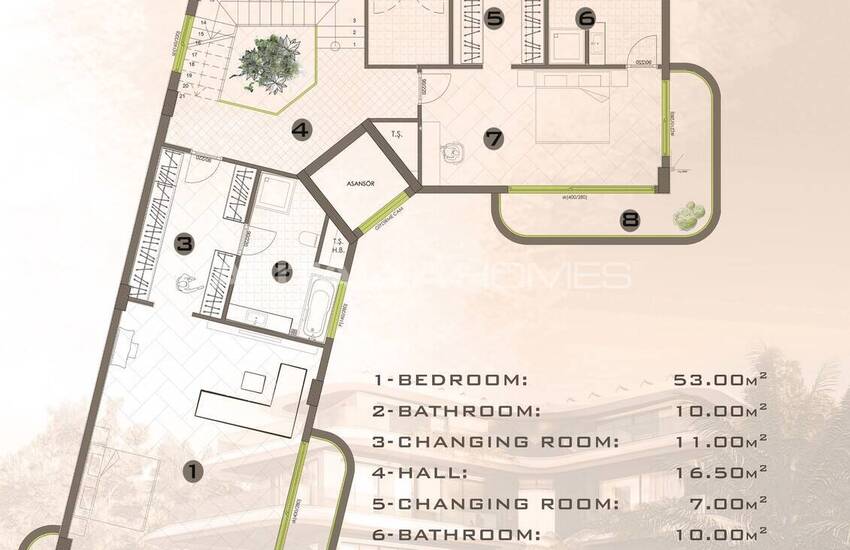 Villa Med 7 Sovrum Och Pool I Alanya Kargicak 33