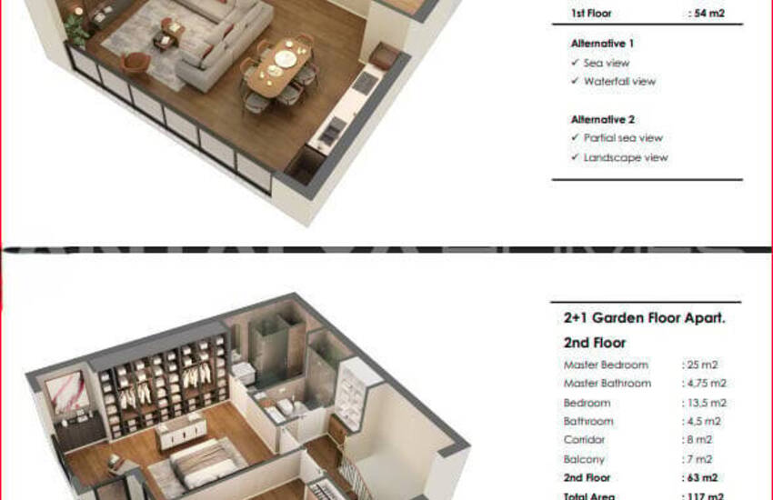 Lägenheter I Ett Lyxigt Projekt 200 M Från Havet I Antalya Lara 31