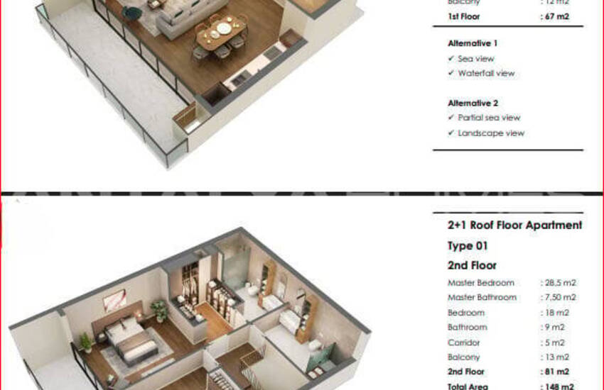 Lägenheter I Ett Lyxigt Projekt 200 M Från Havet I Antalya Lara 32