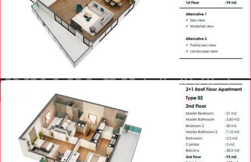 Lägenheter I Ett Lyxigt Projekt 200 M Från Havet I Antalya Lara 33