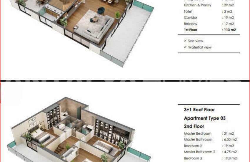 Flats in a Luxury Project 200 M From the Sea in Antalya Lara 34