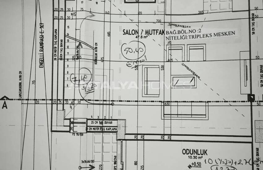 Полудом с 4 спальнями, бассейном и садом в Белеке 45