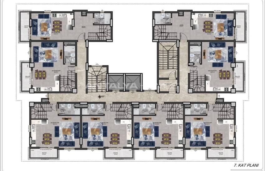 Elegant Apartments 700 M From the Sea in Alanya Payallar 11