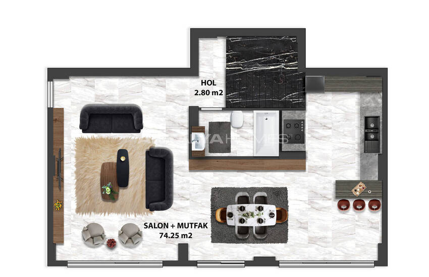 5-bedroom Triplex House with Pool in Alanya Antalya 48