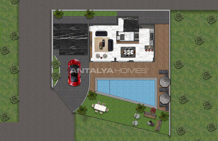 5-bedroom Triplex House with Pool in Alanya Antalya 47