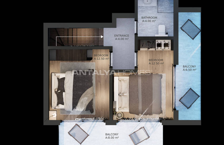 Stilfulla Lägenheter Med Havsutsikt I Alanya 21