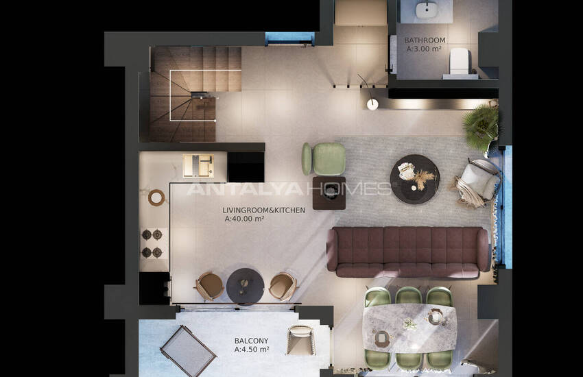 Stilfulla Lägenheter Med Havsutsikt I Alanya 22