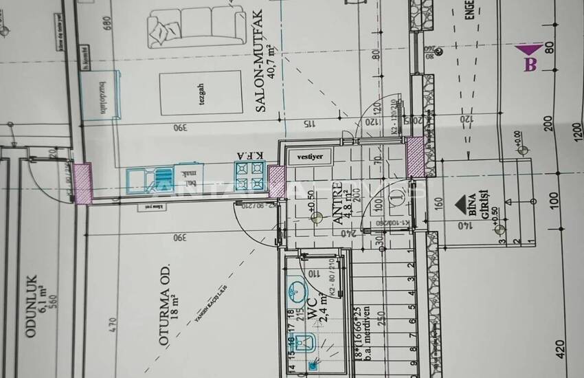 Отдельно стоящий дом с каменной облицовкой в Белеке, Анталья 52