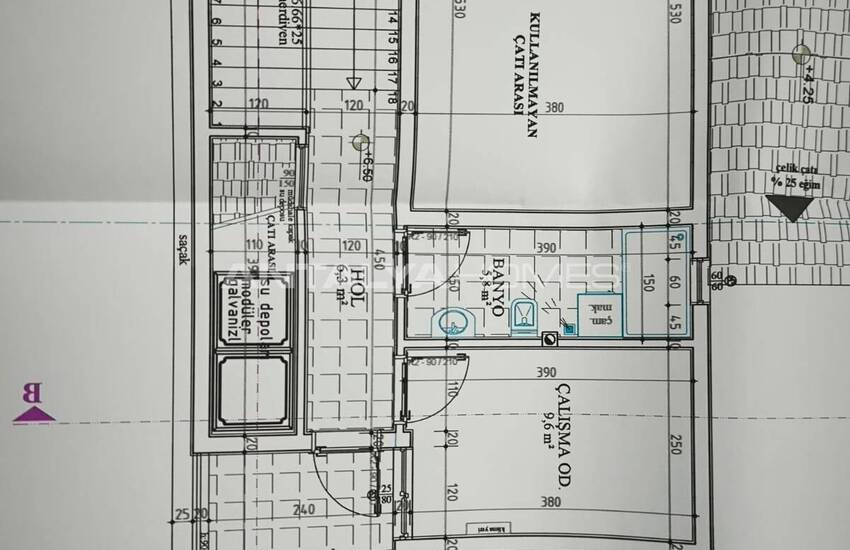 Отдельно стоящий дом с каменной облицовкой в Белеке, Анталья 53